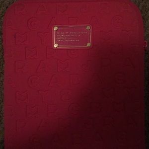 Pink Marc Jacobs iPad or laptop case brand new!